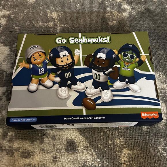 Fisher-Price Little People NFL Seattle Seahawks Collector Set (NEW) - Picture 4 of 4